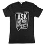 Ask me for Prayer (Shirt in black)