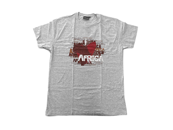 I love Africa (Shirt in grey)