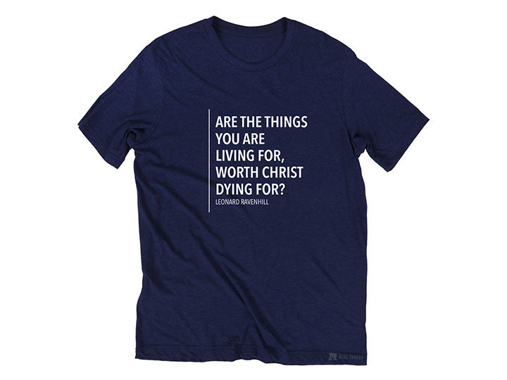 Ravenhill Quote (Shirt in blue)